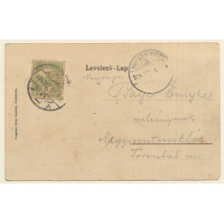 Debreczen / Hungary: Vasuti àllomás - Train Station (Vintage PC 1904)