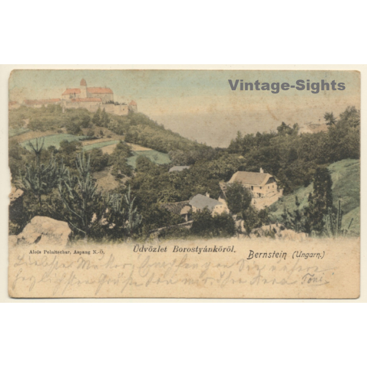 Borostyánköröl - Bernstein / Austria (Vintage PC A.Pelnitscher 1901)