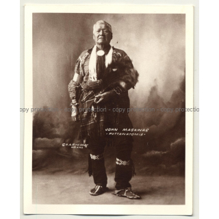 John Maskwas - Pottawatomie / F.A. Rinheart (Vintage Collectors' Photo: American Indians)