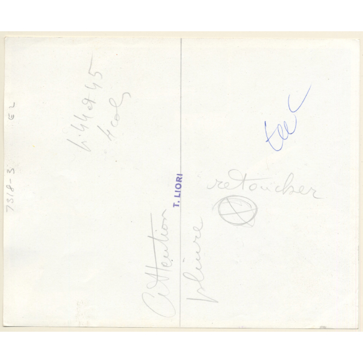 Erotic Study by T.Liori: 2 Semi Nude Girlfriends Outdoors / Lesbian INT (Vintage Photo KORENJAK 1970s/1980s)