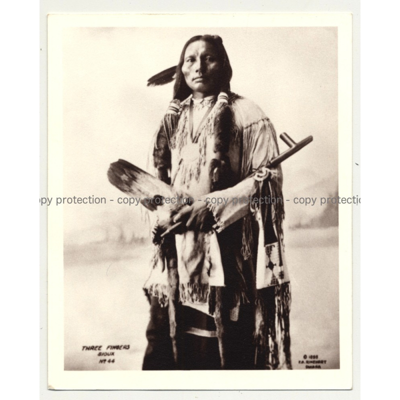 Three Fingers - Sioux / F.A. Rinheart (Vintage Collectors' Photo: American Indians)