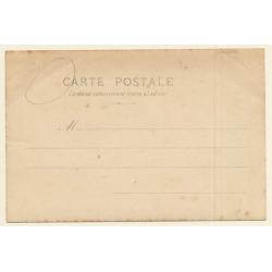 Art Nouveau: La Veillee / Les Vitraux - Glass Art (Vintage RPPC 1900s)