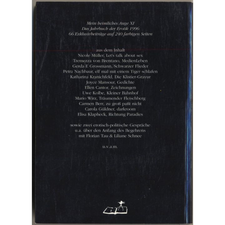 Mein heimliches Auge XI - Das Jahrbuch der Erotik (Vintage Konkursbuch 1996)