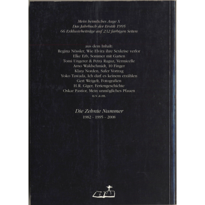 Mein heimliches Auge X - Das Jahrbuch der Erotik (Vintage Konkursbuch 1995)