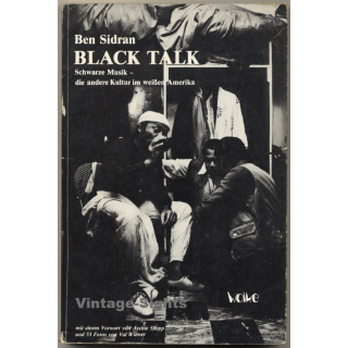 Ben Sidran: Black Talk (Vintage Book Wolke 1st Ed. 1985)