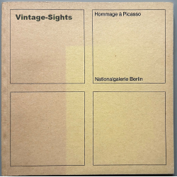Hommage à Picasso / Nationalgalerie Berlin (Vintage Book 1973)