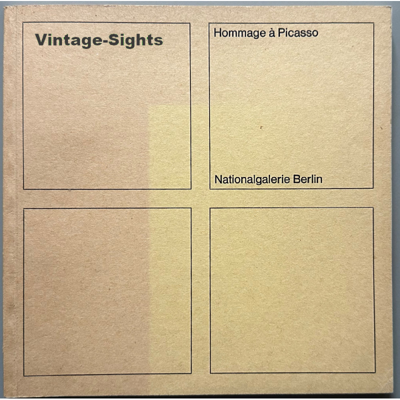 Hommage à Picasso / Nationalgalerie Berlin (Vintage Book 1973)