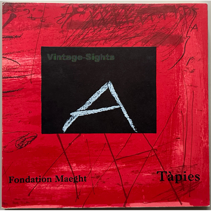 Fondation Maeght: Tàpies - Exhibition Catalog (Vintage Book 1976)