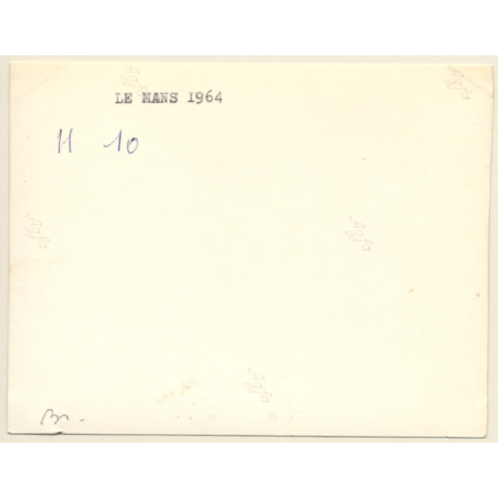 Rallye Le Mans 1964:  MCA / M.C.A. Jetstar (Vintage Photo)