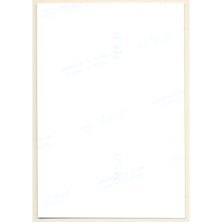 Erotic Study: Rear View Of Natural Nude Redhead Kneeling On Bed*2 (Vintage Photo ~1990s)