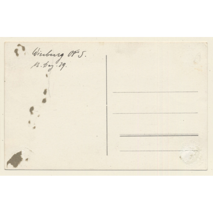 Winburg / Orange Free State (South Africa): Construction Site House (Vintage RPPC 1929)