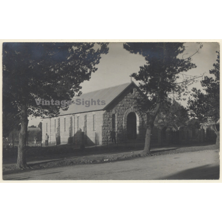 Ladybrand / Orange Free State (South Africa): Mission Chapel (Vintage RPPC 1925)