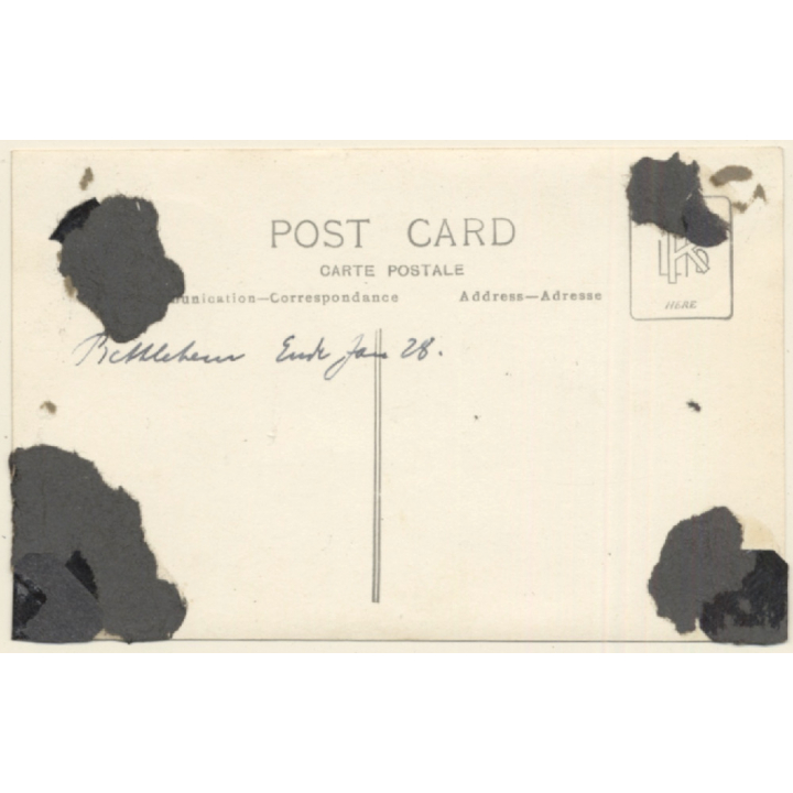 Bethlehem / Orange Free State (South Africa): Building Site Of Church (Vintage RPPC 1928)