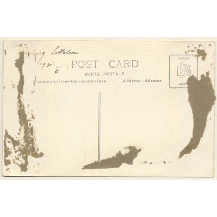 Winburg / Orange Free State (South Africa): Indigenous Kids In Front Of School (Vintage RPPC 1931)