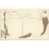 Winburg / Orange Free State (South Africa): Indigenous Kids In Front Of School (Vintage RPPC 1931)