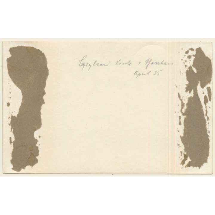 LadyBrand / Orange Free State (South Africa): Church & Rectory (Vintage RPPC 1935)