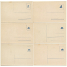 Herzliche Ostergrüsse / Little Girl, Eggs & Chicken - Kitsch (Set Of 6 Vintage RPPCs 1910s)