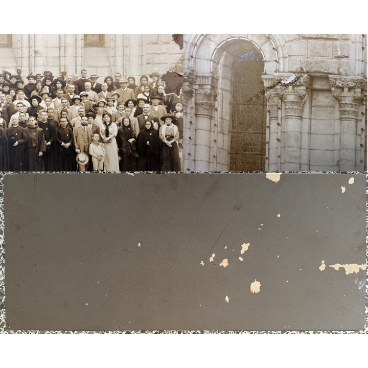 P.Viron: 4. Peregrinacion Mallorquina a Lourdes 14-18 Julio 1918 (Large Vintage Photo)
