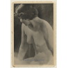 Erotic Study: Close-up Of Classic Nude Female (Vintage 2nd Gen. Photo ~1940s/1950s)
