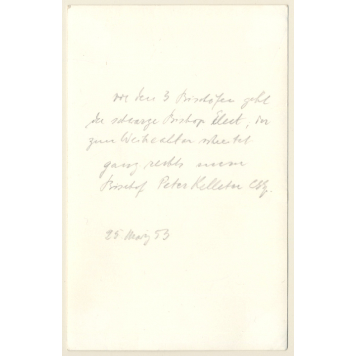 Reitz / Orange Free State (South Africa): Consecration Of First Black Priest (Vintage Photo 1953)