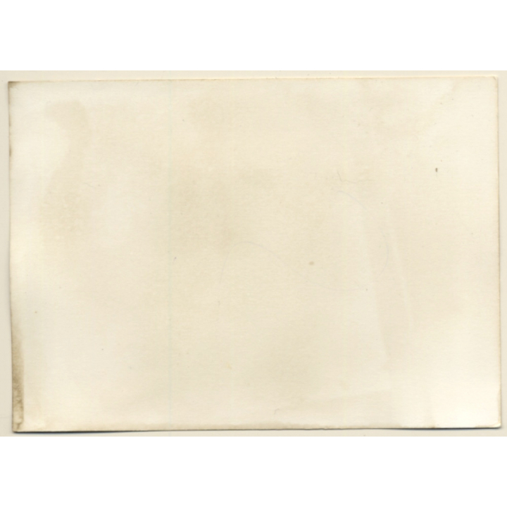 Erotic Study: Natural Nude On Felled Tree (Vintage Photo GDR ~1970s/1980s)