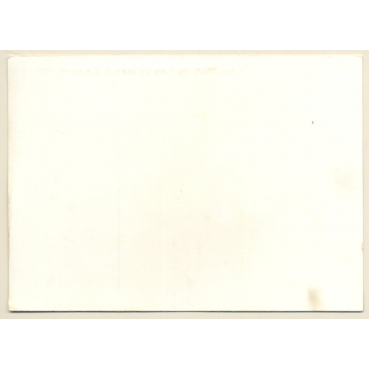 Erotic Study: Seductive Brunette Nude Stretches Out On Bed (Vintage Photo GDR ~1970s/1980s)