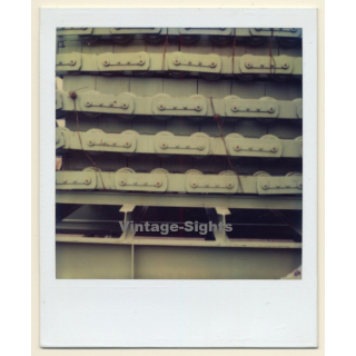 Photo Art: Industrial Metal (Vintage Polaroid SX-70 1980s)