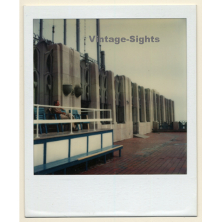 Photo Art: Modern Facade / Architecture (Vintage Polaroid SX-70 1980s)