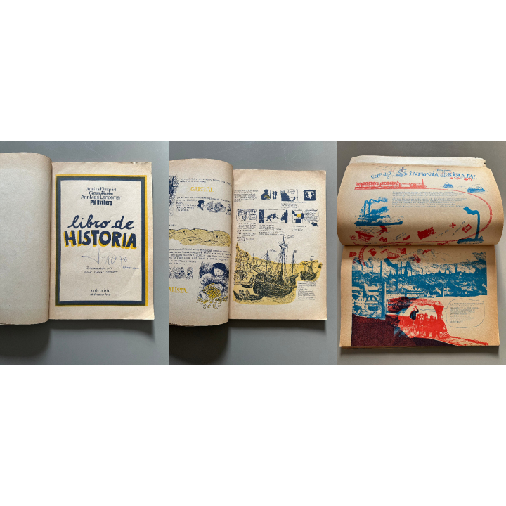 Libro De Historia: Anti Capitalism Comic (Vintage Book BOCA EN BOCA 1977)