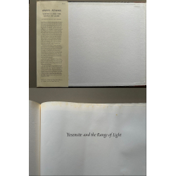 Ansel Adams: Yosemite and the Range of Light (Vintage Book 1.Ed 1979)