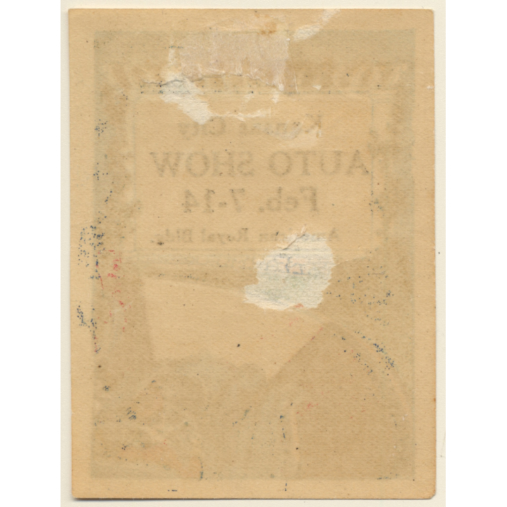 Kansas City Auto Show Feb. 7-14 ~1920s/1930s (Vintage Adertisement Vignette)