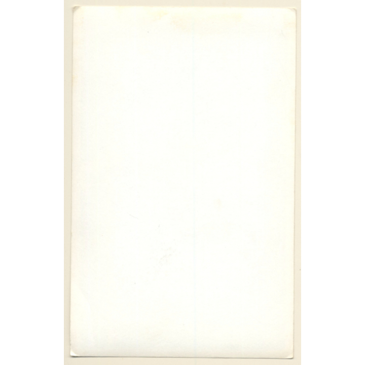 Shorthaired Nude Female In Lounge Chair Smoking A Cigarette (Vintage Photo ~1940s/1950s)