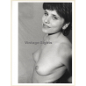 Artistic Erotic Nude Study: Natural Shorthaired Woman*1 (Vintage Photo France 1980s)