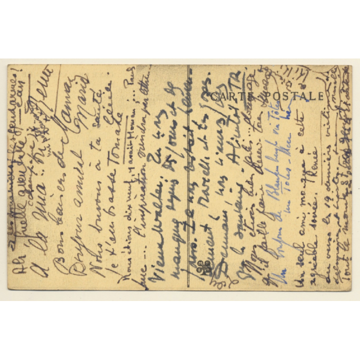 Neufchatel En Bray / France: Café De L'Aventure (Vintage PC 1920s/1930s)