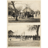 Boitshoucke / Belgium: WW1 School Maintained By Germans (3 Vintage Photos ~ 1914)