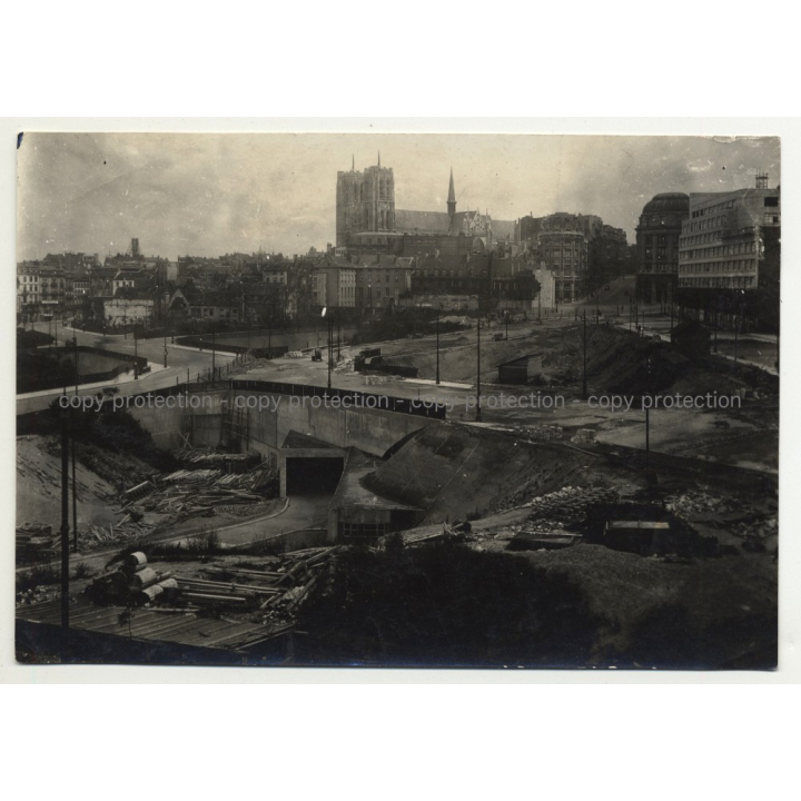 Transformation Of The Putterie Quarter - Brussels / Belgium (Vintage Photo 1920s/1930s)