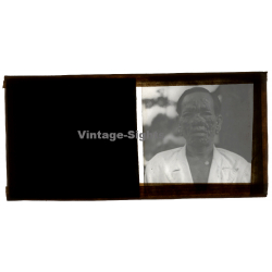 Vietnam: Moï Severely Suffering From Leprosy / Leper Colony (Vintage Stereo Glass Plate ~1920s/1930s)