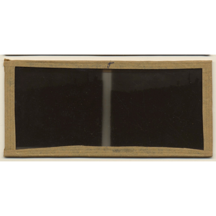 Vietnam: Native Moï With Spear About To Stab A Cow (Vintage Stereo Glass Plate ~1920s/1930s)