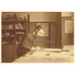 Unidentified Belgian Painter / Artist (Vintage Photo ~1910s/1920s)