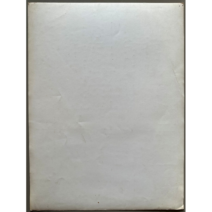 Great Take Of Little Blonde Girl Shouting (Vintage Photo 40 x 30 CM ~1970s)