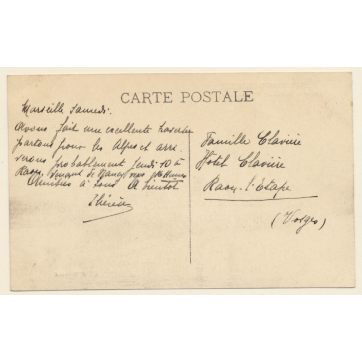 S.S. Charles Roux - Paquebot Cie Transatlantique / Steamer (Vintage PC ~1920s/1930s)