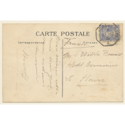 Le Havre: Paquebot Paris / Steamer (Vintage PC 1930)