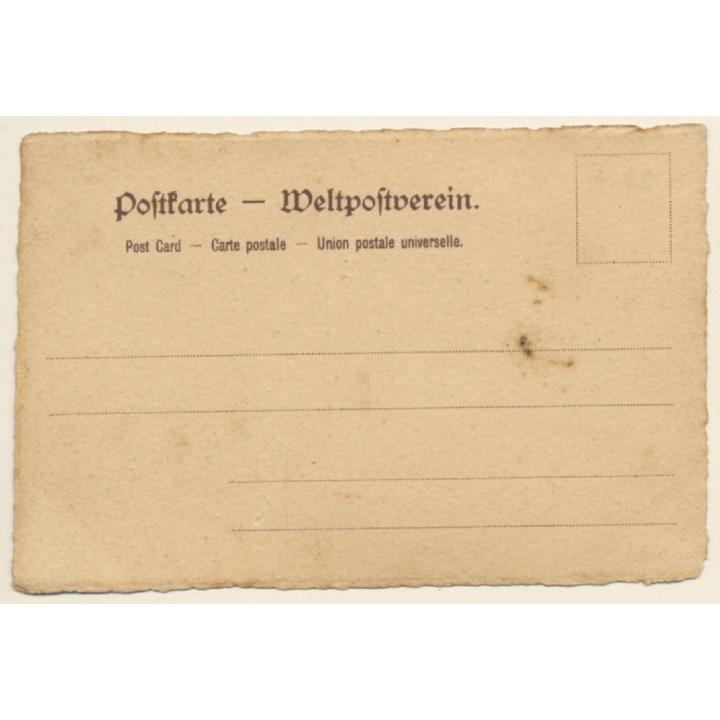 HAPAG Linie: Postdampfer Moltke / Steamer (Vintage PC 1900s)