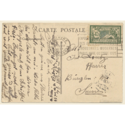 Intérieur Transatlantique Paris / La Chapelle - Steamer (Vintage PC 1924)