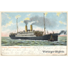 Norddeutscher Lloyd Dampfer Barbarossa / Steamer (Vintage PC 1903)
