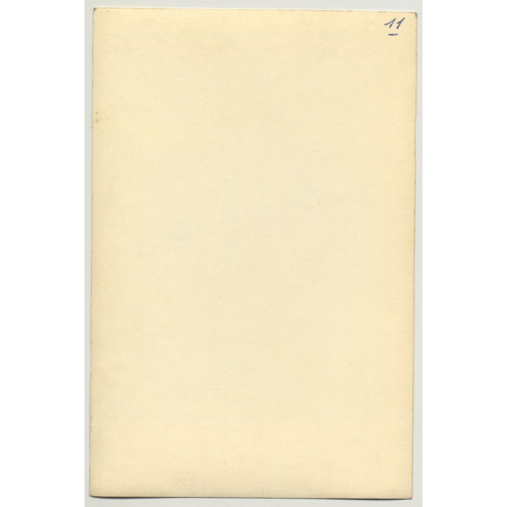 Portrait Of Blue Eyed Woman W. Nuns Hood (Vintage Photo B/W 1951)