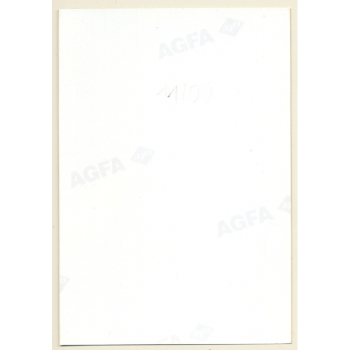 Erotic Study: Cheeky Nude Redhead Holds Breast (Vintage Photo ~1990s)