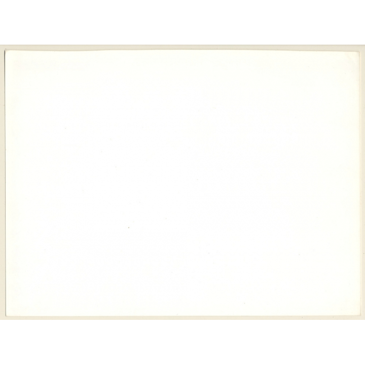 Artistic Erotic Study: Slim Nude On Meadow At Nighttime / Rear View (Vintage XL Photo France 23 x 30 CM 1980s)