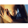 Artistic Erotic Study: Close-up Of Woman's Breast With Nipple Jewelry (Vintage XL Photo France 20 x 30 CM 1980s)