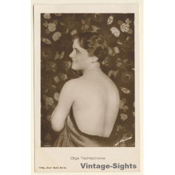 Olga Tschechowa / Actress - Ross Verlag (Vintage RPPC 1920s/1930s)